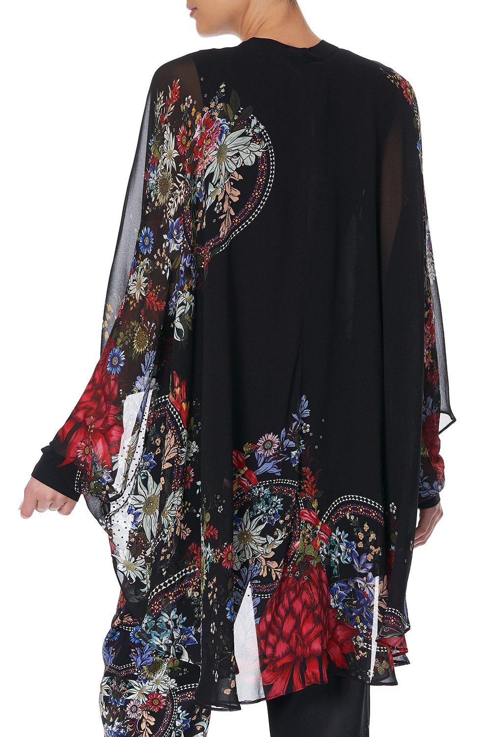 DRAPED BUTTON FRONT BLOUSE MS MATILDA