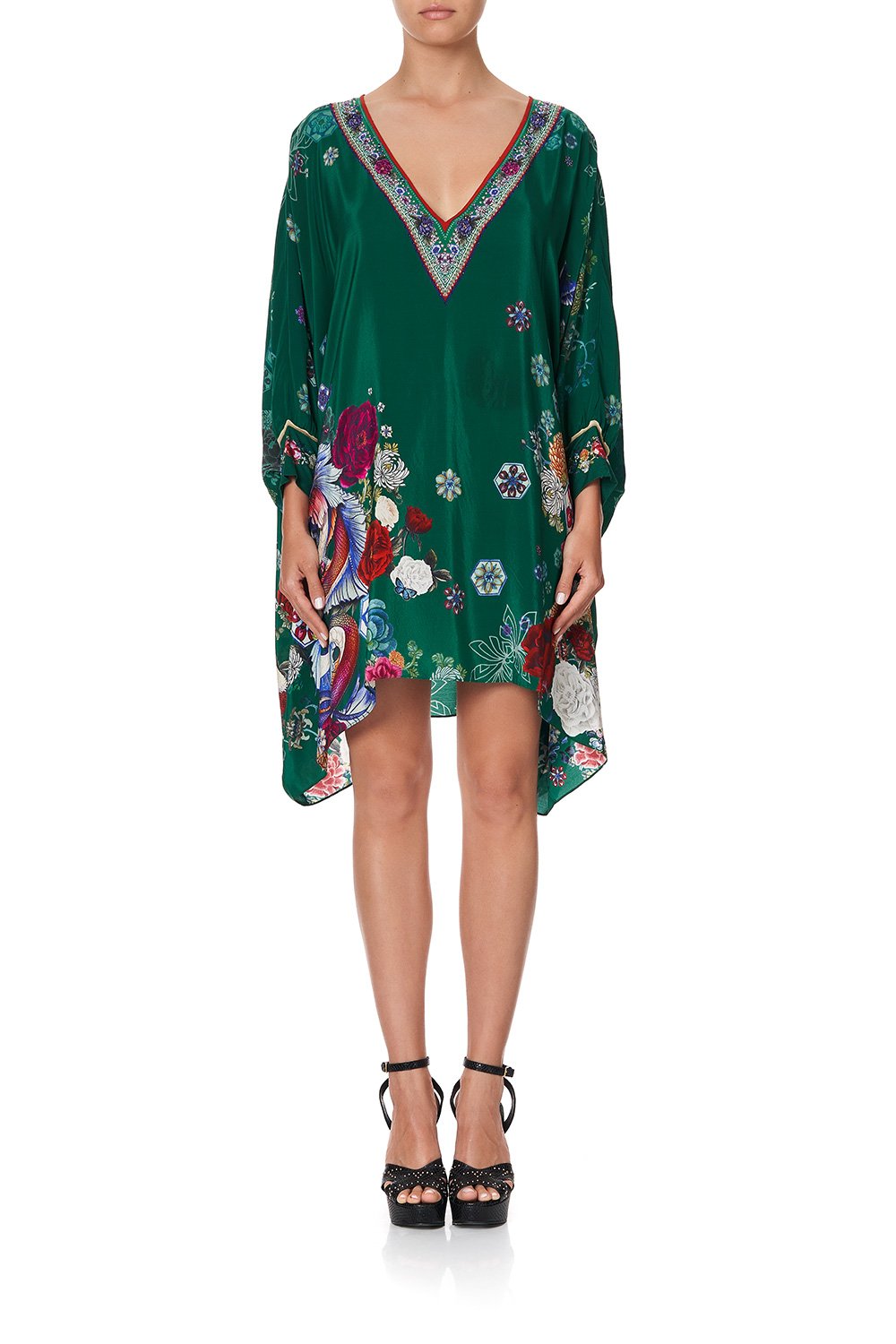 SHORT KAFTAN WITH CUFF EMERALD'S ORBIT