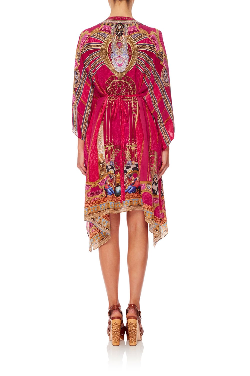 CAMILLA SHORT KAFTAN WITH HARDWARE LOUNGE HOUR