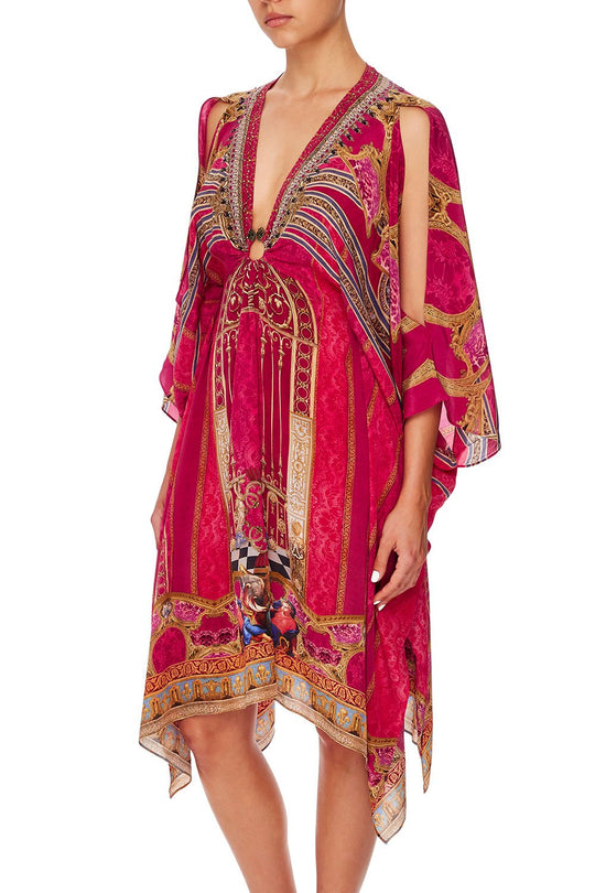 SHORT KAFTAN WITH HARDWARE WATCHFUL WINGS
