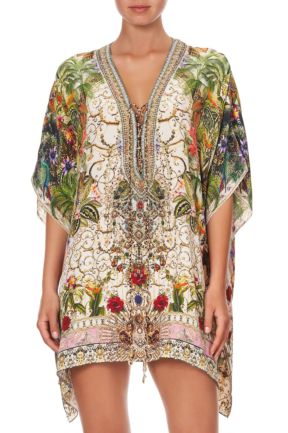 SHORT LACE UP KAFTAN FAIR VERONA