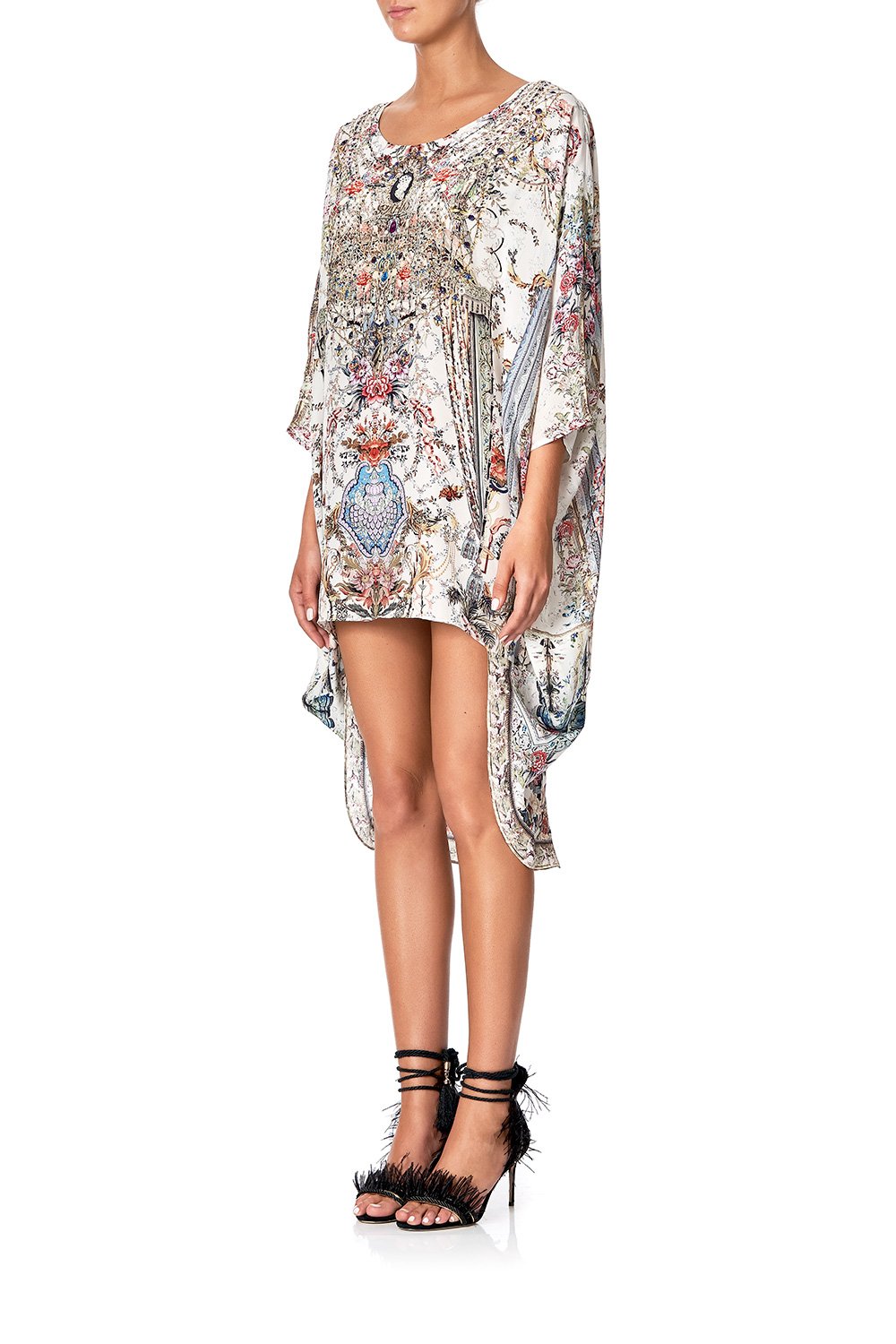 SCOOP BACK HEM DRESS SOUTHERN BELLE