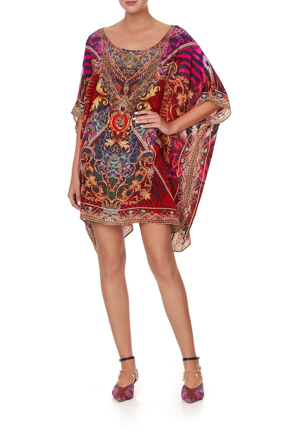 SHORT ROUND NECK KAFTAN SLAVE TO THE RHYTHM