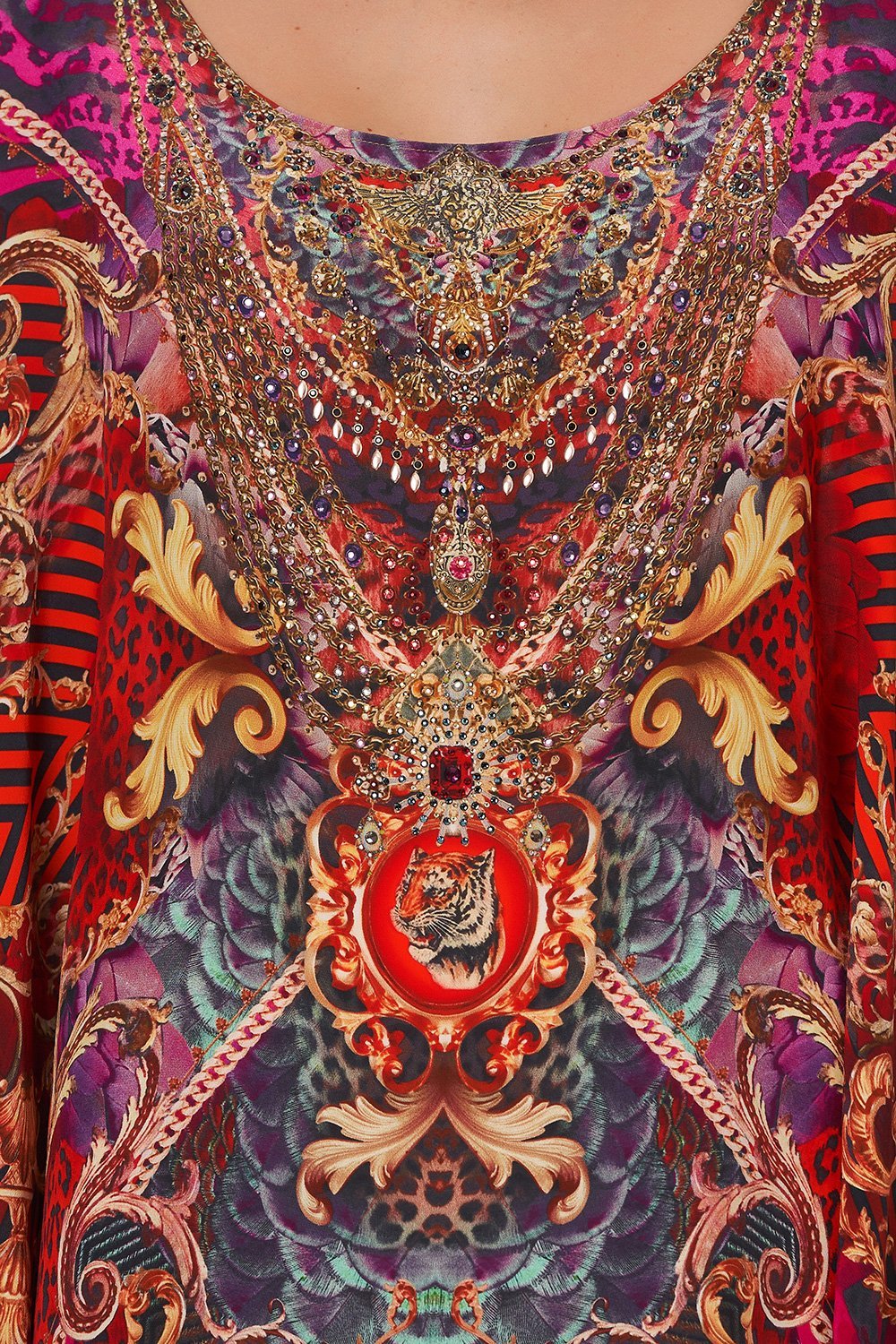 SHORT ROUND NECK KAFTAN SLAVE TO THE RHYTHM