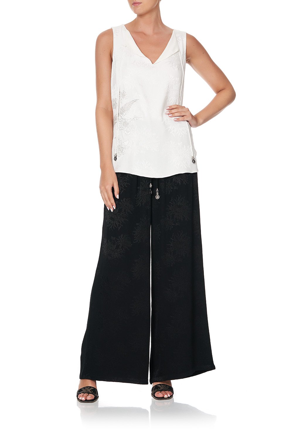 SIDE SPLIT TOP SILVER LININGS