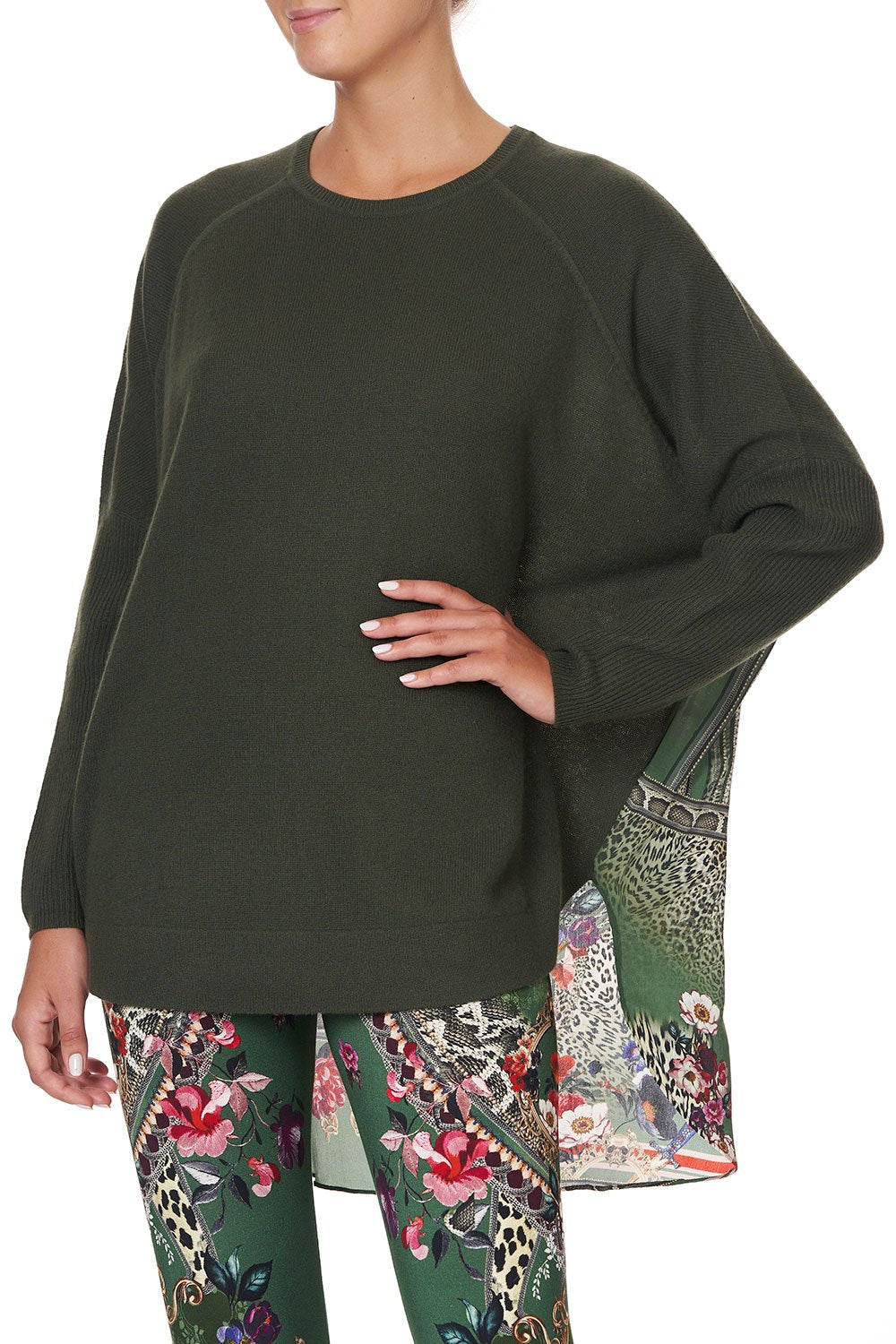 SILK BACK CURVED HEM TALES OF TIME