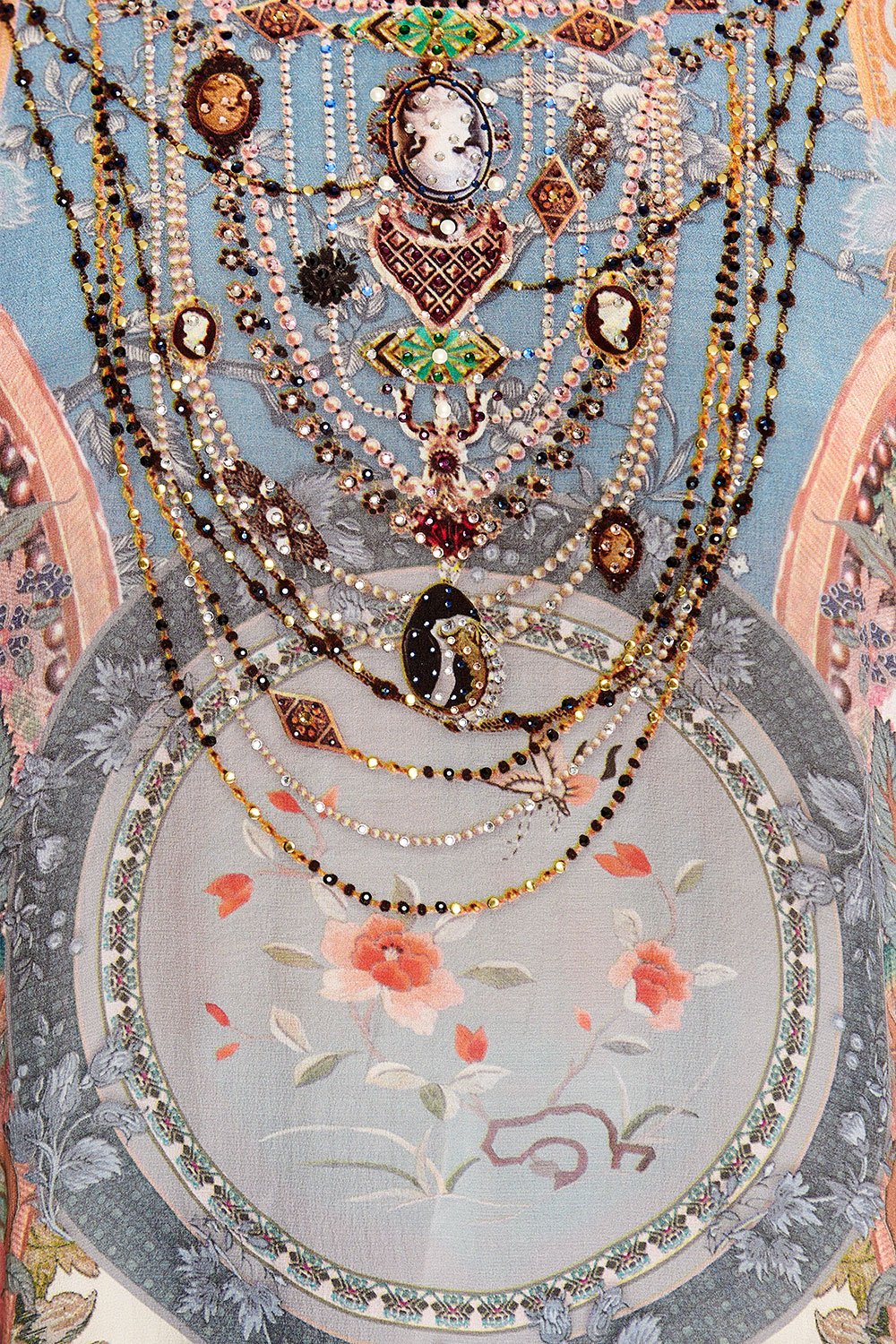 CAMILLA SILK FRONT BOXY KNIT BLANCHES BLESSING