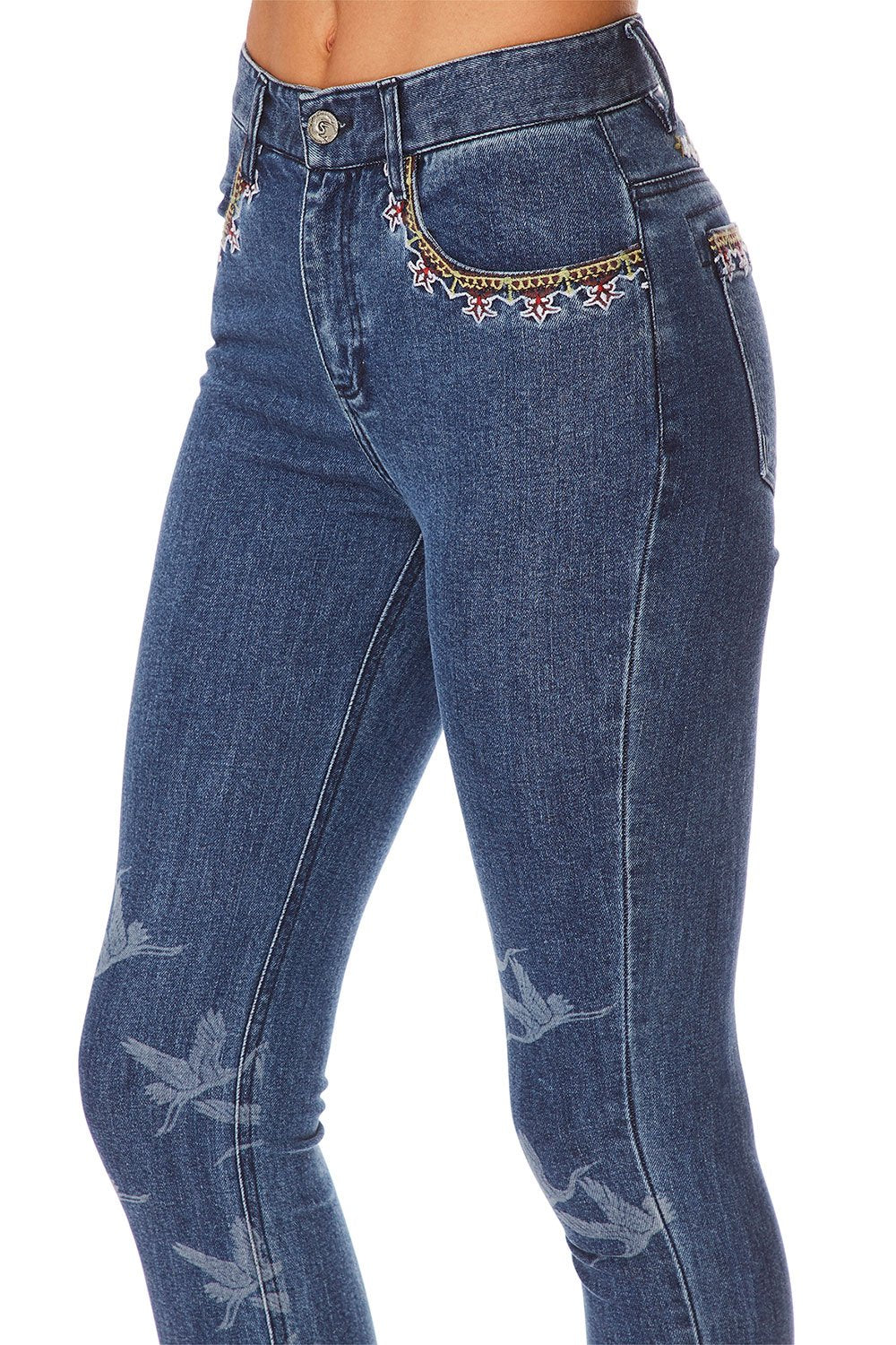 CAMILLA FOR THE FANS SKINNY LEG JEAN