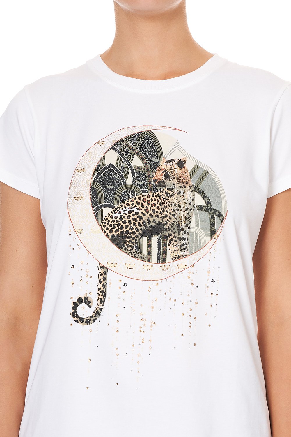 SLIM FIT ROUND NECK T-SHIRT ONE TRIBE