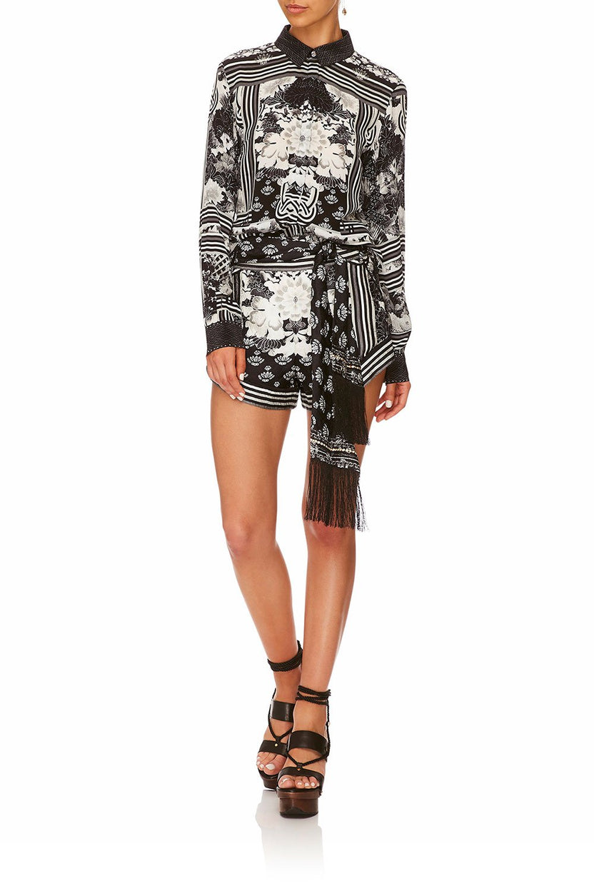 TIE DETAIL HIGH CUT SHORTS WILD MOONCHILD main image 0
