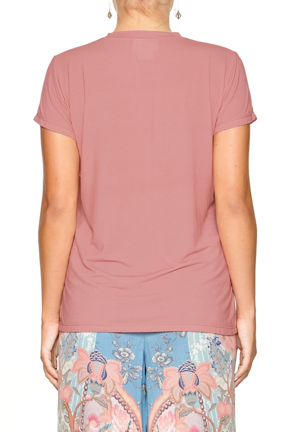 SLIM FIT ROUND NECK T-SHIRT BLANCHES BLESSING