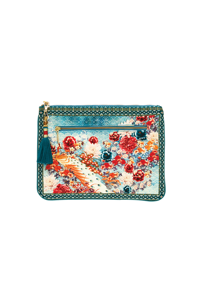 HER HEIRLOOM SMALL CANVAS CLUTCH