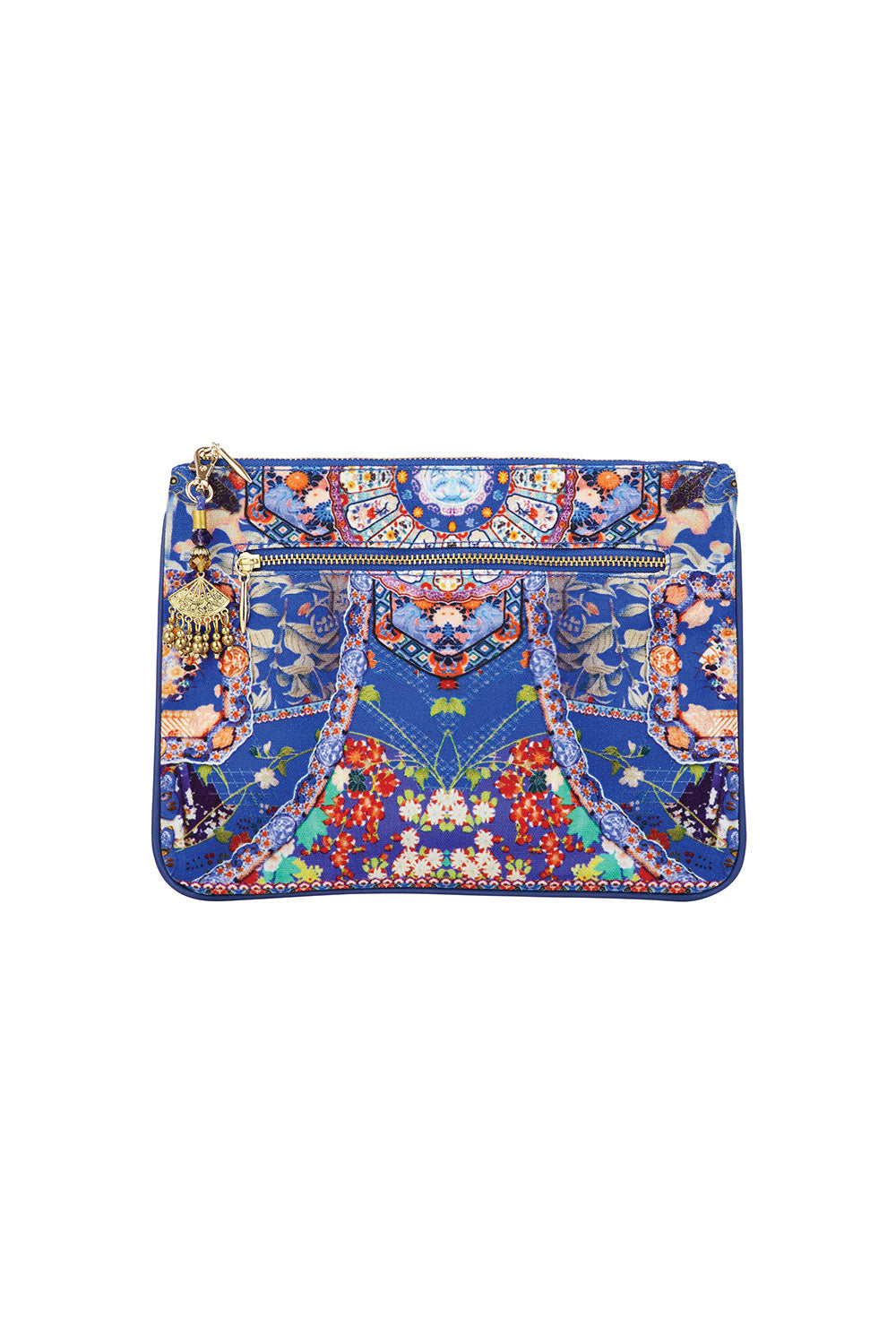 CAMILLA SATURN SISTER SMALL CANVAS CLUTCH