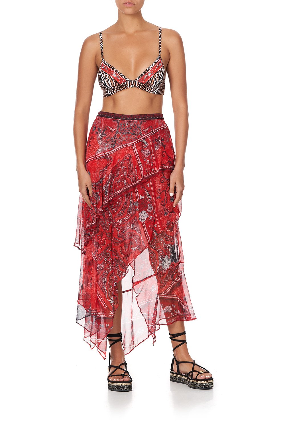 SOFT BRA WITH BACK CLIP PIRATE PUNK