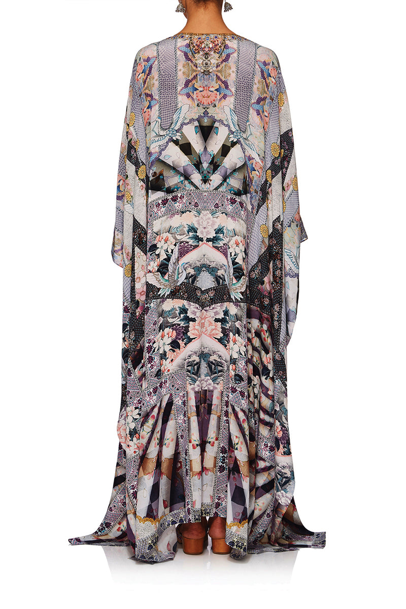 CAMILLA IN HER SHOES SPLIT FRONT & SLEEVE KAFTAN