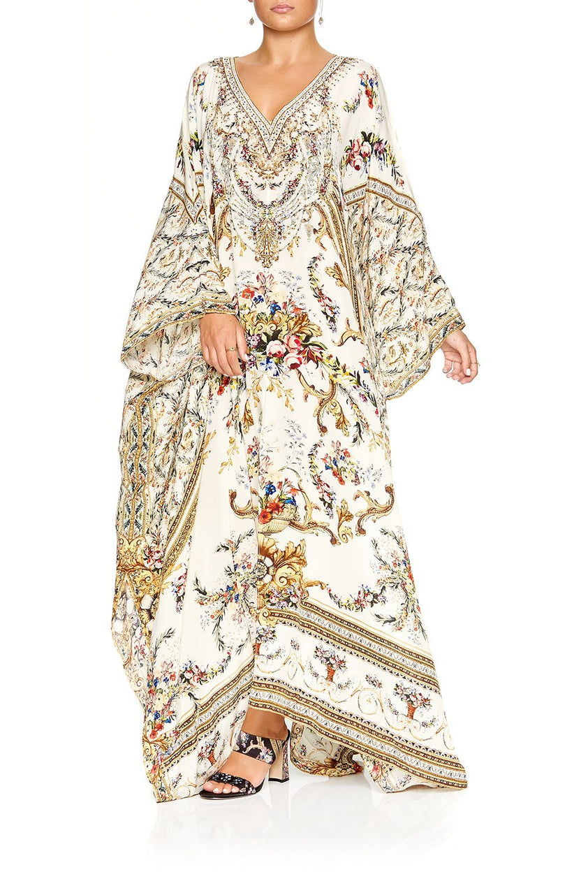 SPLIT FRONT AND SLEEVE KAFTAN KISSING THE SUN