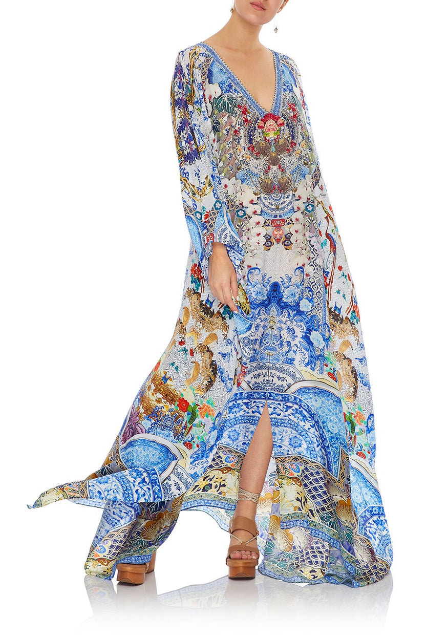 SPLIT SLEEVE KAFTAN WITH HARDWARE GEISHA GATEWAYS main image 1