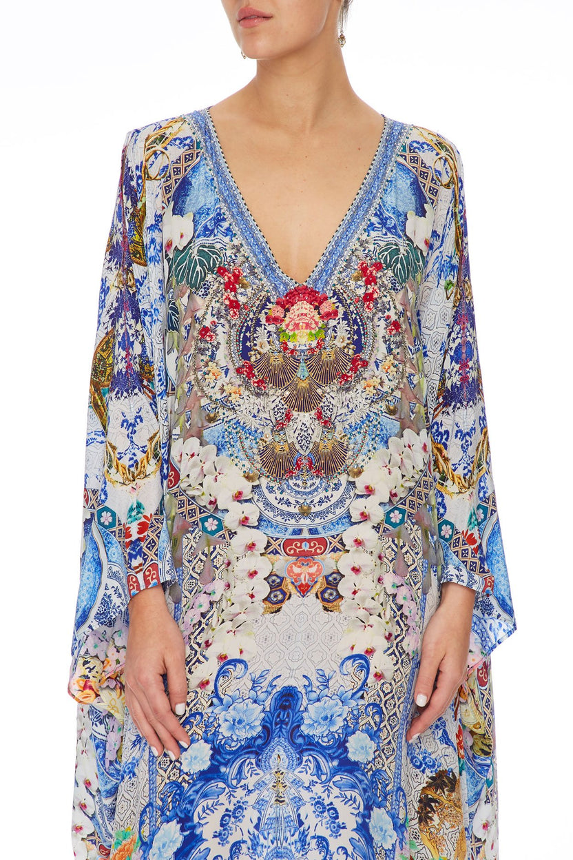 SPLIT SLEEVE KAFTAN WITH HARDWARE GEISHA GATEWAYS