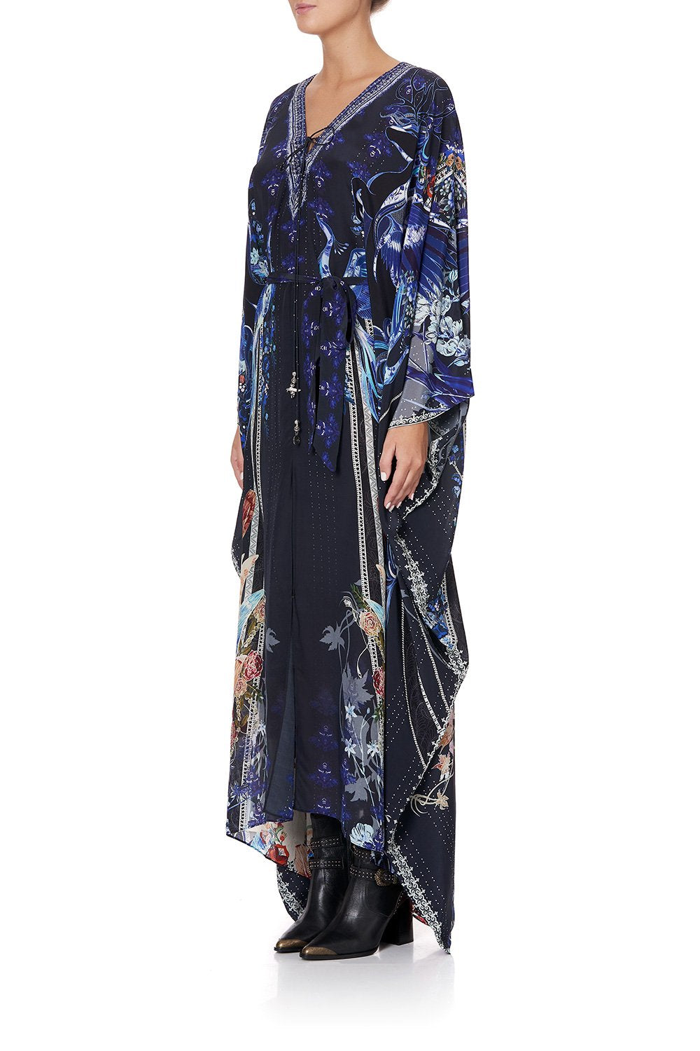 SPLIT HEM LACE UP KAFTAN MARE MYSTIQUE