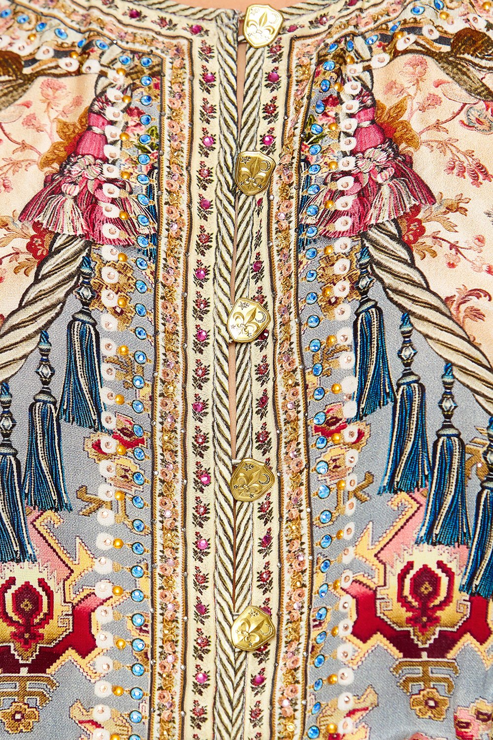 SPLIT POCKET DRESS JEANNE QUEEN