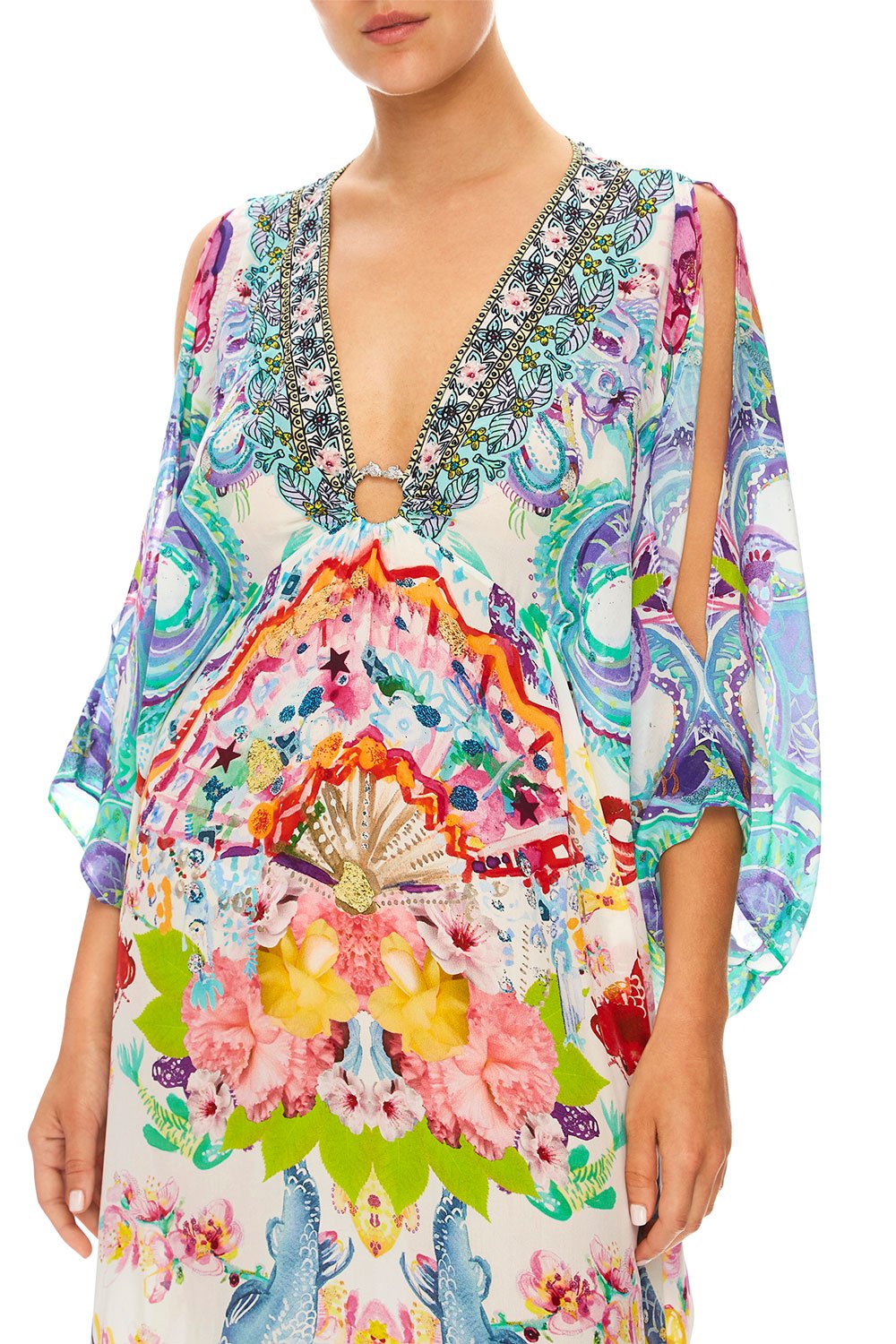 SPLIT FRONT & SLEEVE KAFTAN DANCING ON MY OWN