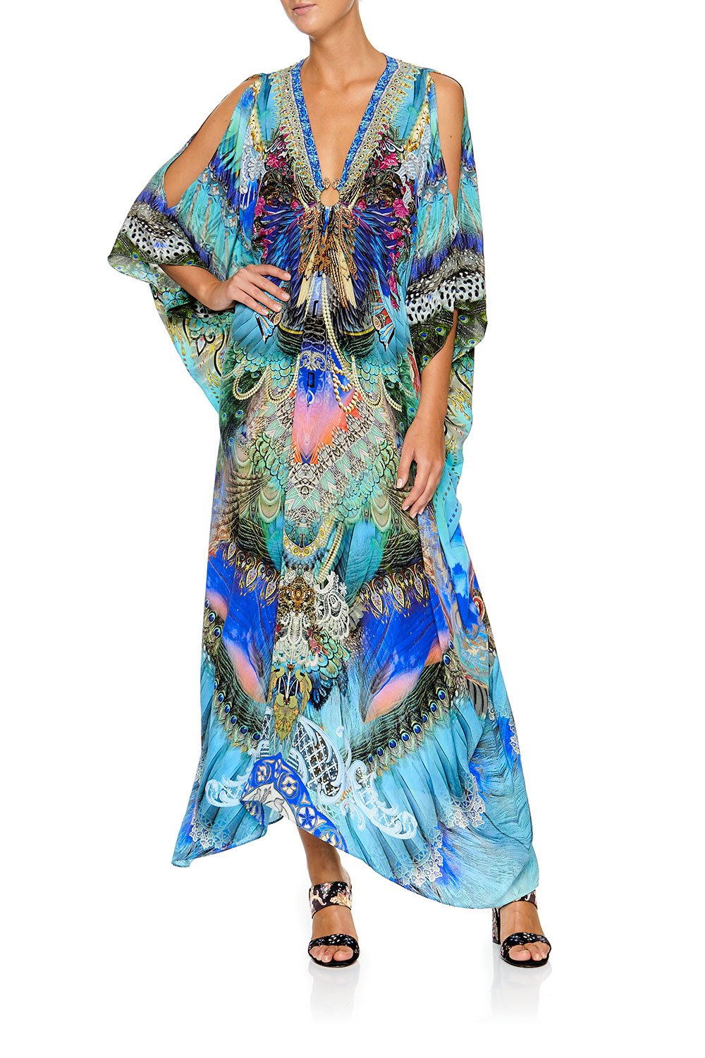 SPLIT SLEEVE KAFTAN WITH HARDWARE FREEDOM FLIGHT – CAMILLA