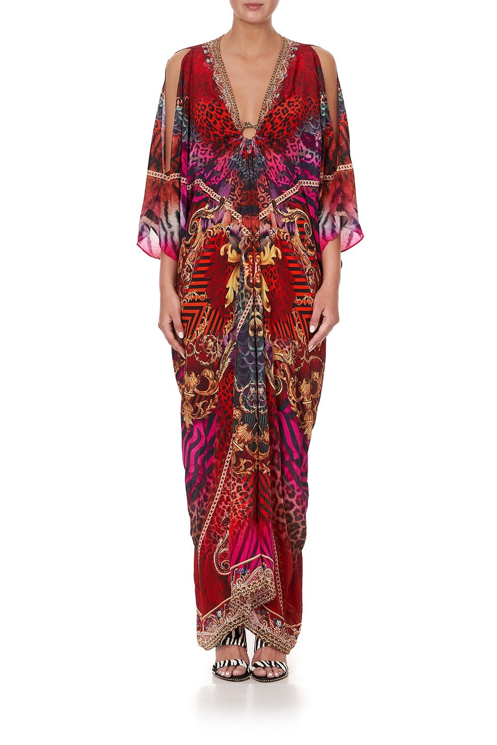 SPLIT SLEEVE KAFTAN WITH HARDWARE SLAVE TO THE RHYTHM