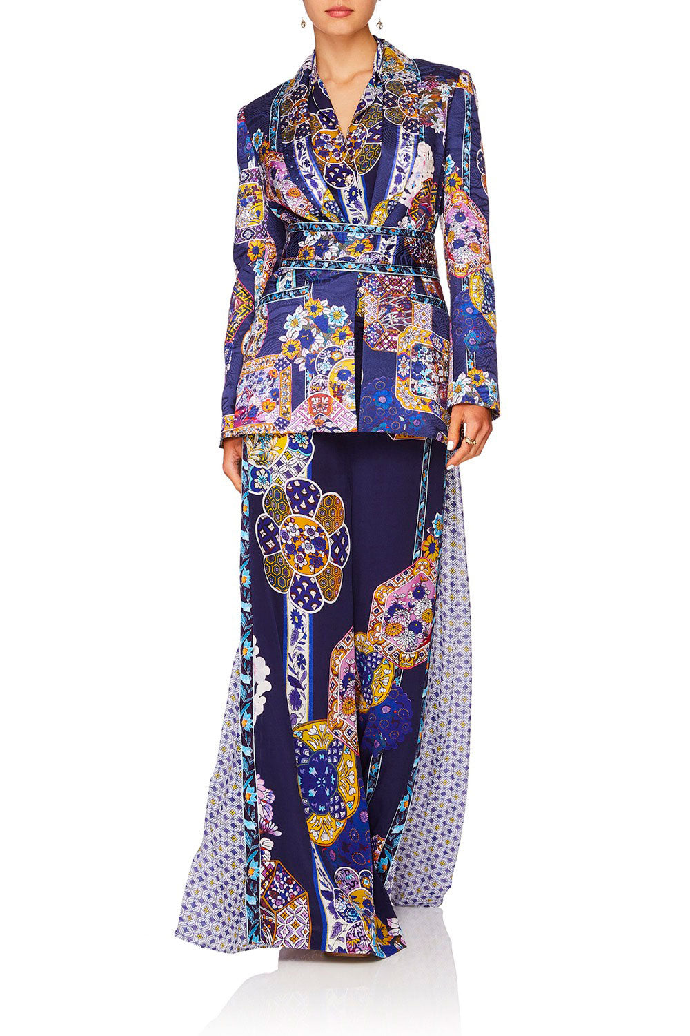 CAMILLA STAR GAZER BLAZER WCHIFFON CONTRAST