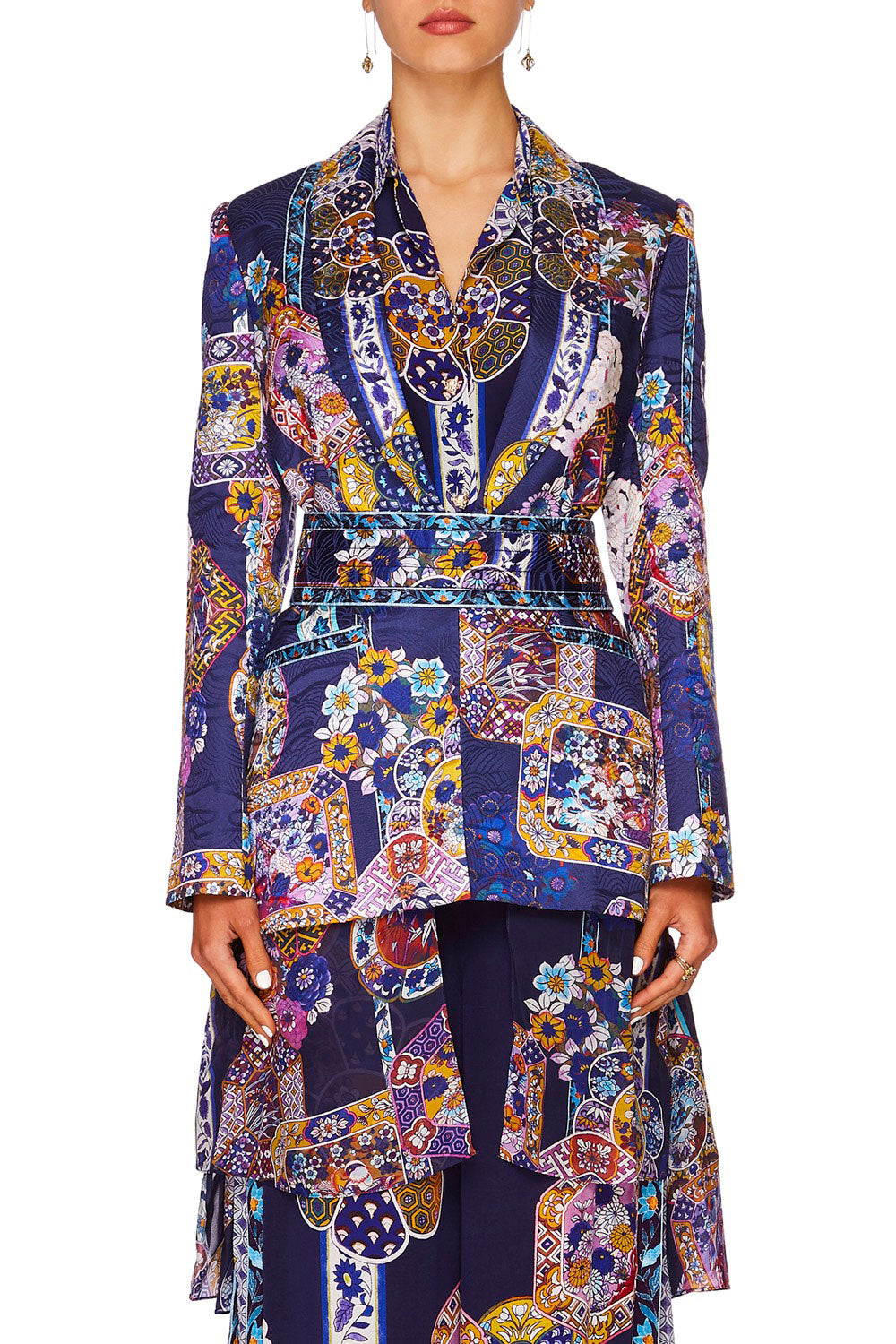 CAMILLA STAR GAZER BLAZER WCHIFFON CONTRAST