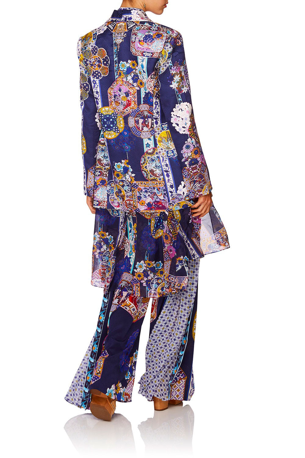 CAMILLA STAR GAZER BLAZER WCHIFFON CONTRAST