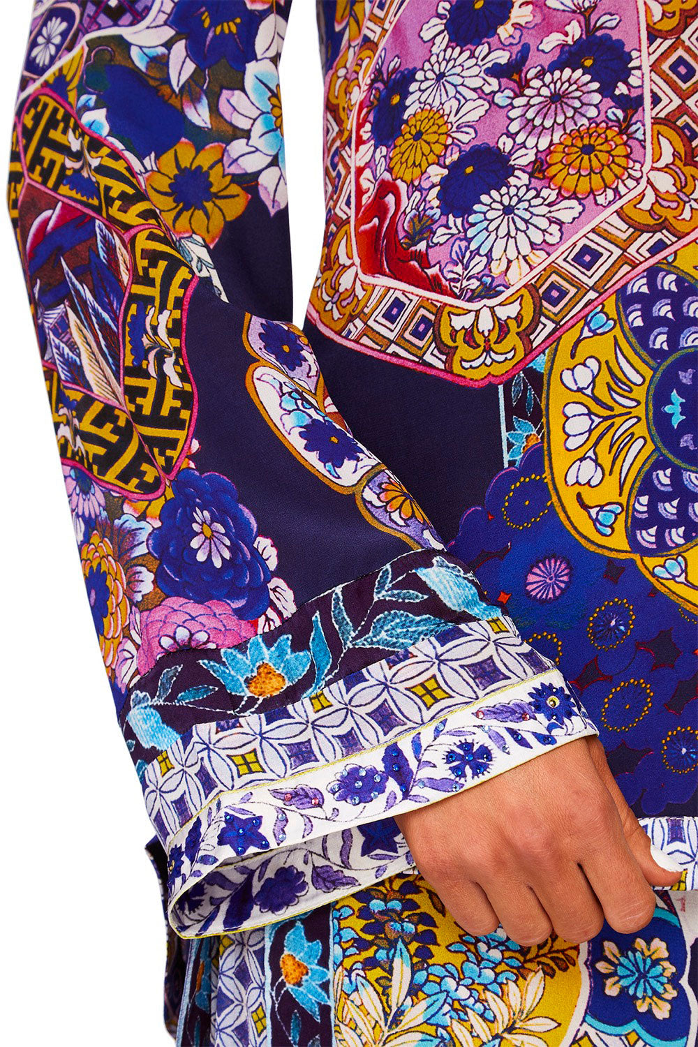 CAMILLA STAR GAZER BUTTON DOWN SHIRT W CONTRAST