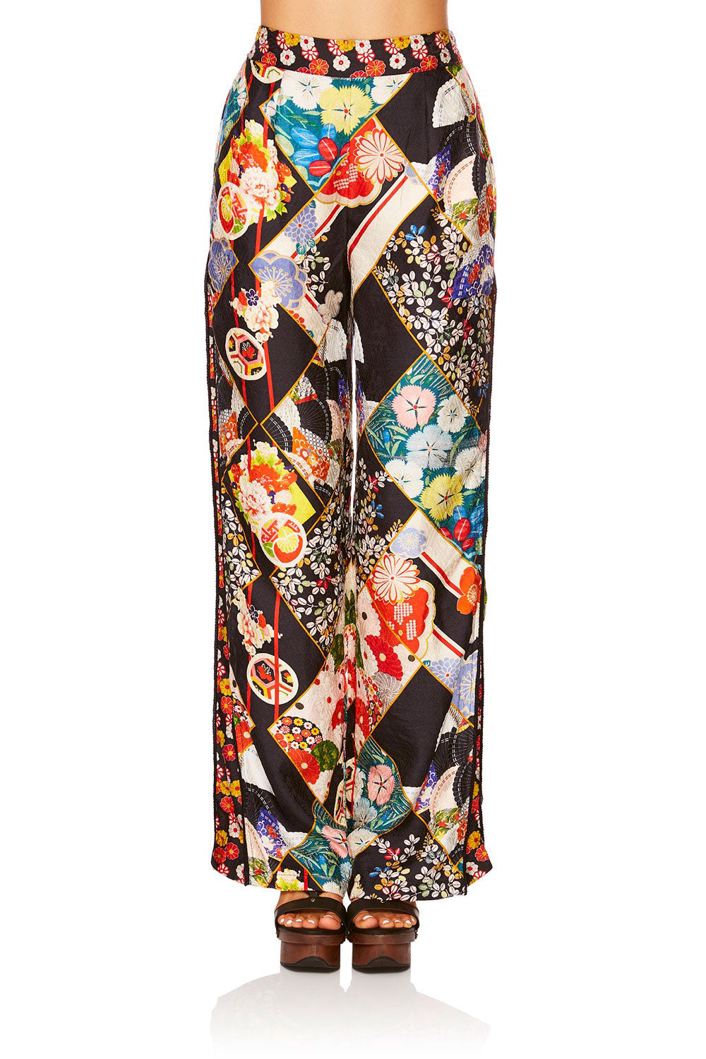 CAMILLA STAR GIRL PANTS W SIDE SPLIT