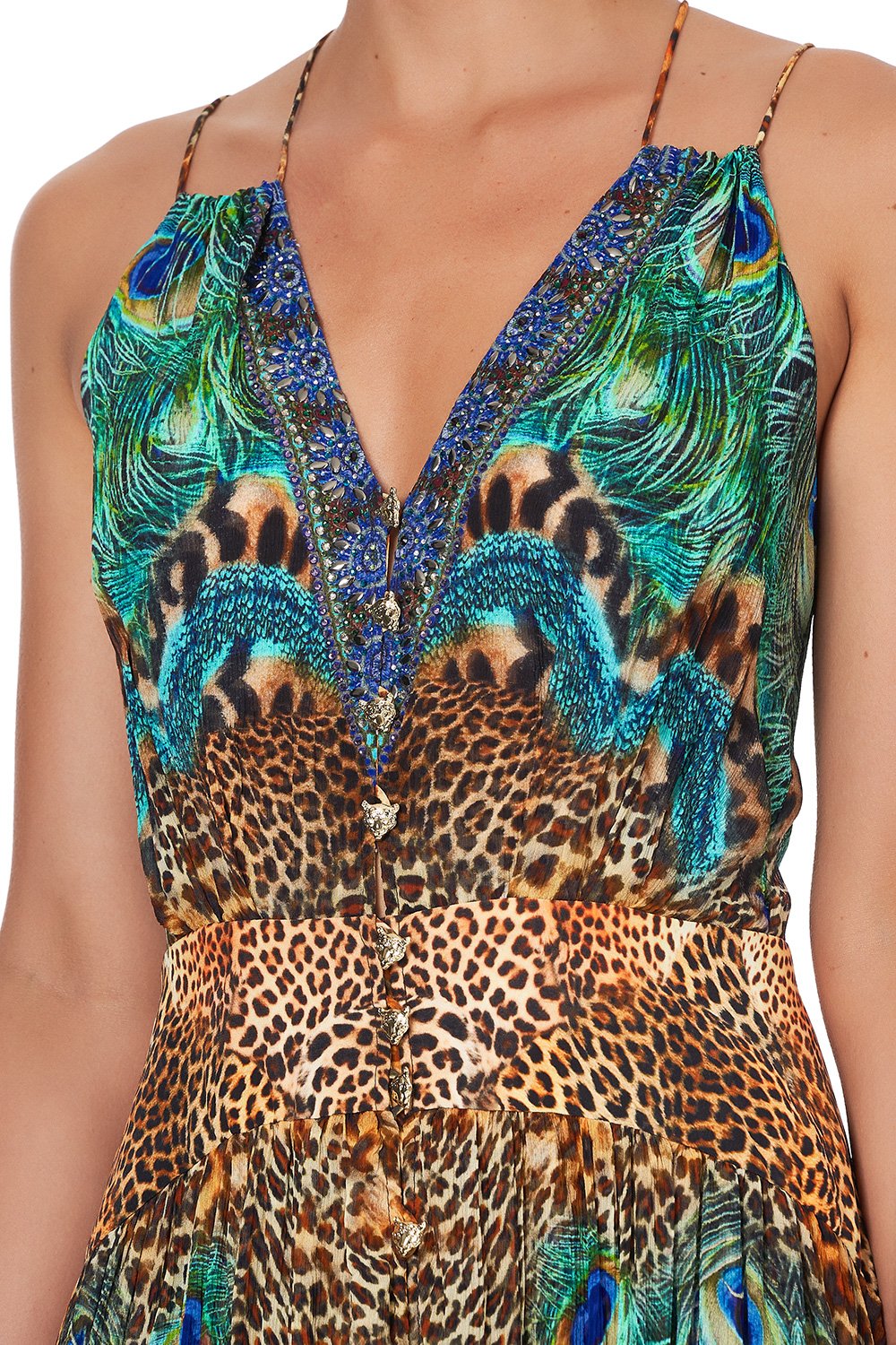 TIE WAIST STRAPLESS JUMPSUIT MOTHER XANADU