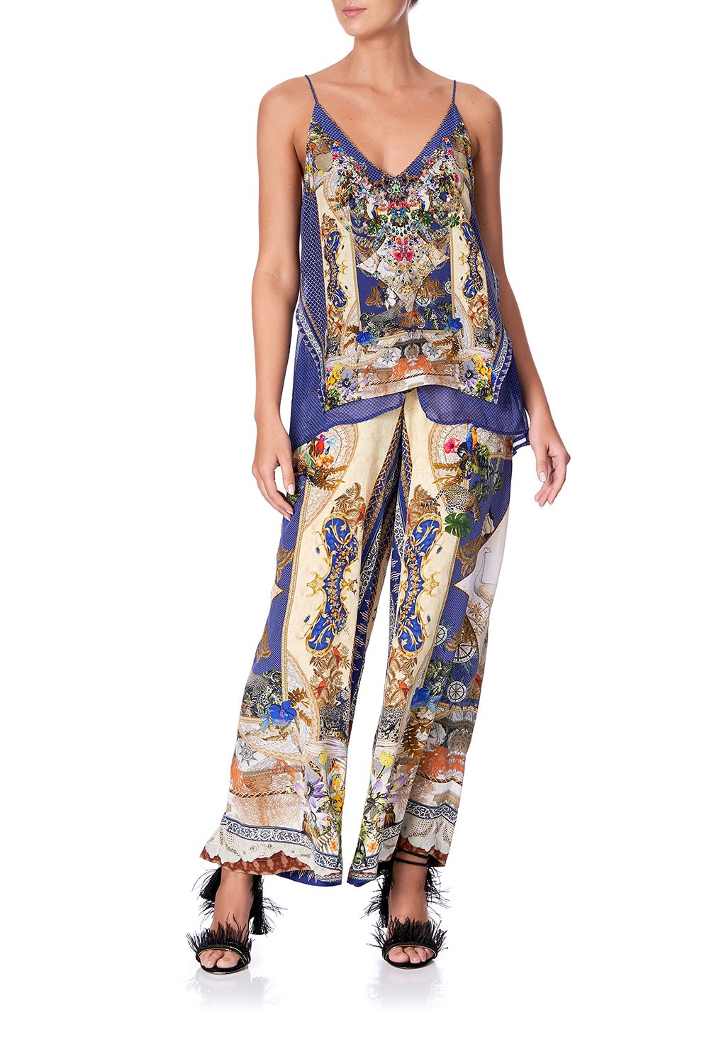 MULTILAYER V NECK TOP MUSE NOVELS