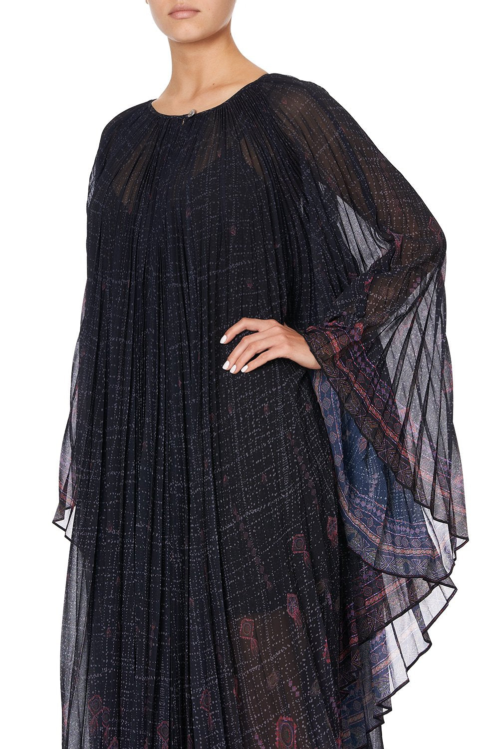 SUNRAY PLEATED KAFTAN MINA MINA