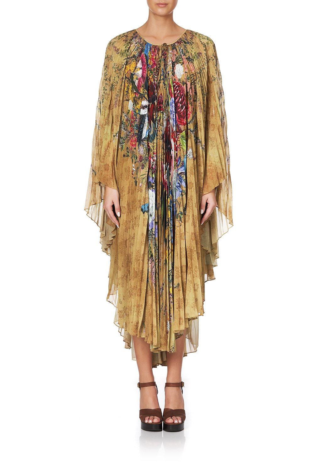 SUNRAY PLEATED KAFTAN AMONG THE GUMTREES