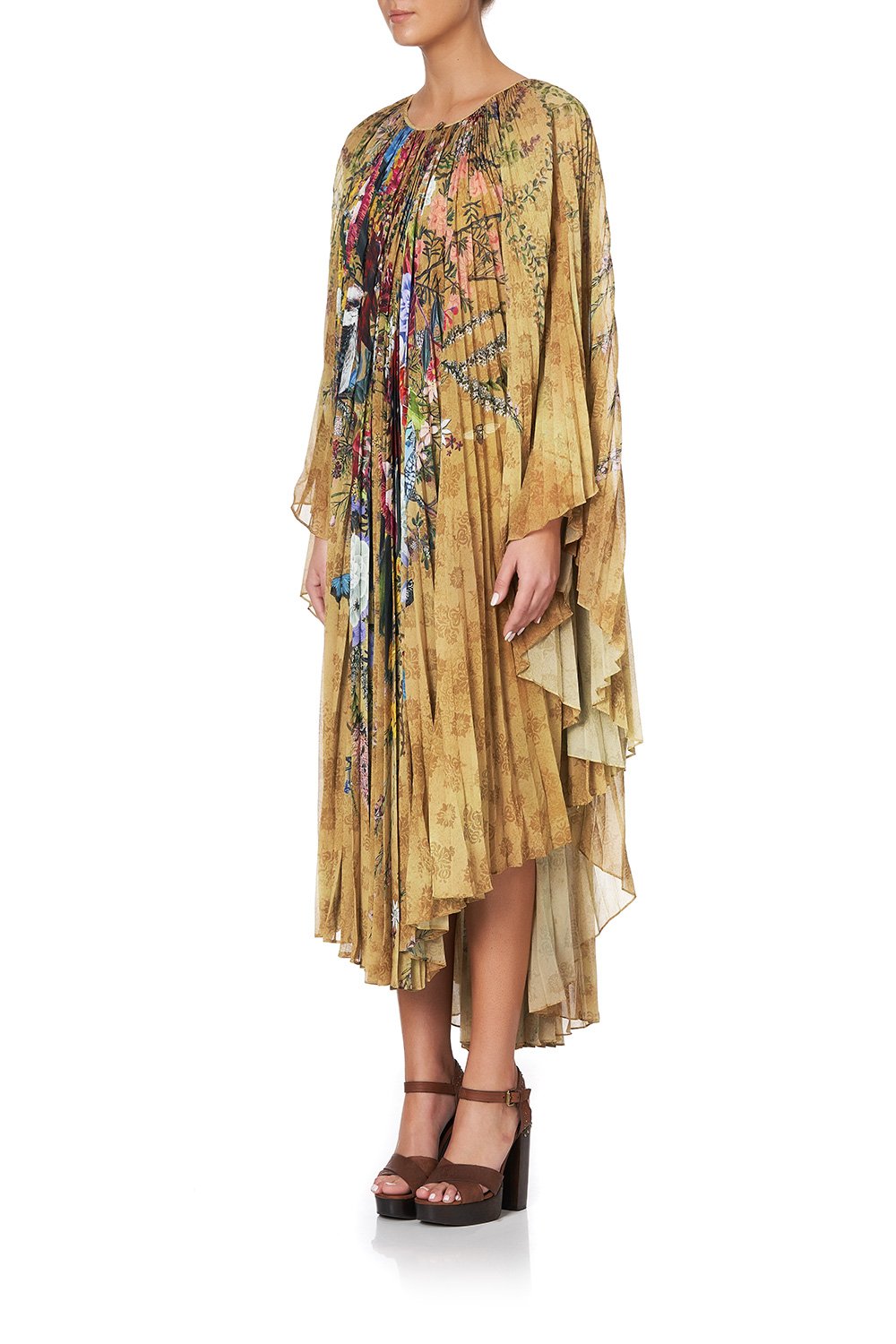 SUNRAY PLEATED KAFTAN AMONG THE GUMTREES