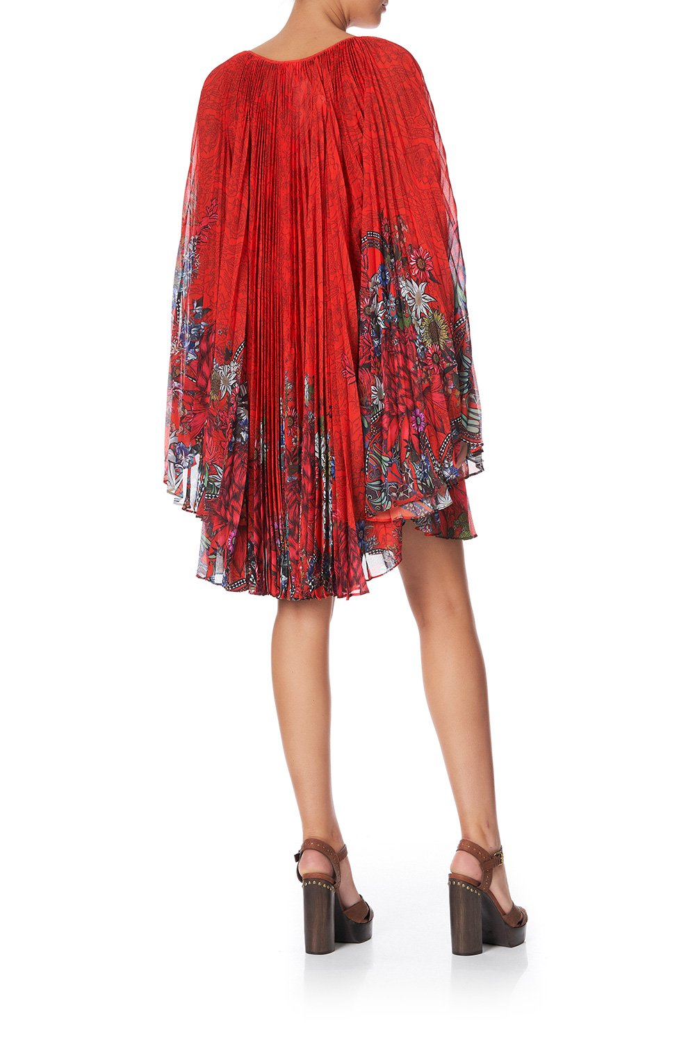 SUNRAY PLEATED SHORT KAFTAN WONDERING WARATAH
