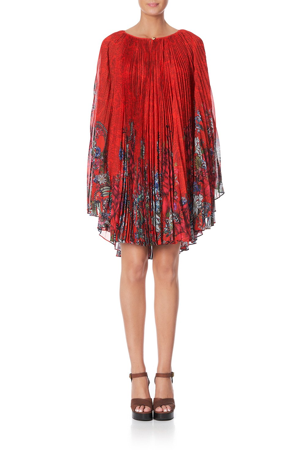 SUNRAY PLEATED SHORT KAFTAN WONDERING WARATAH