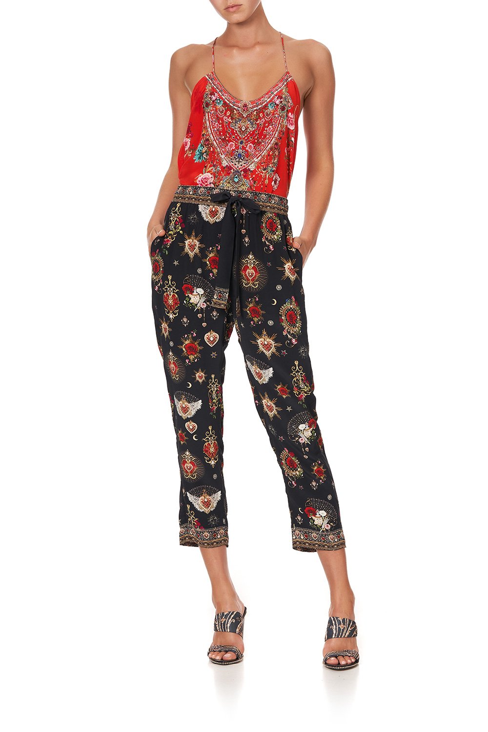 T BACK SHOESTRING TOP CAMEOS CAN CAN