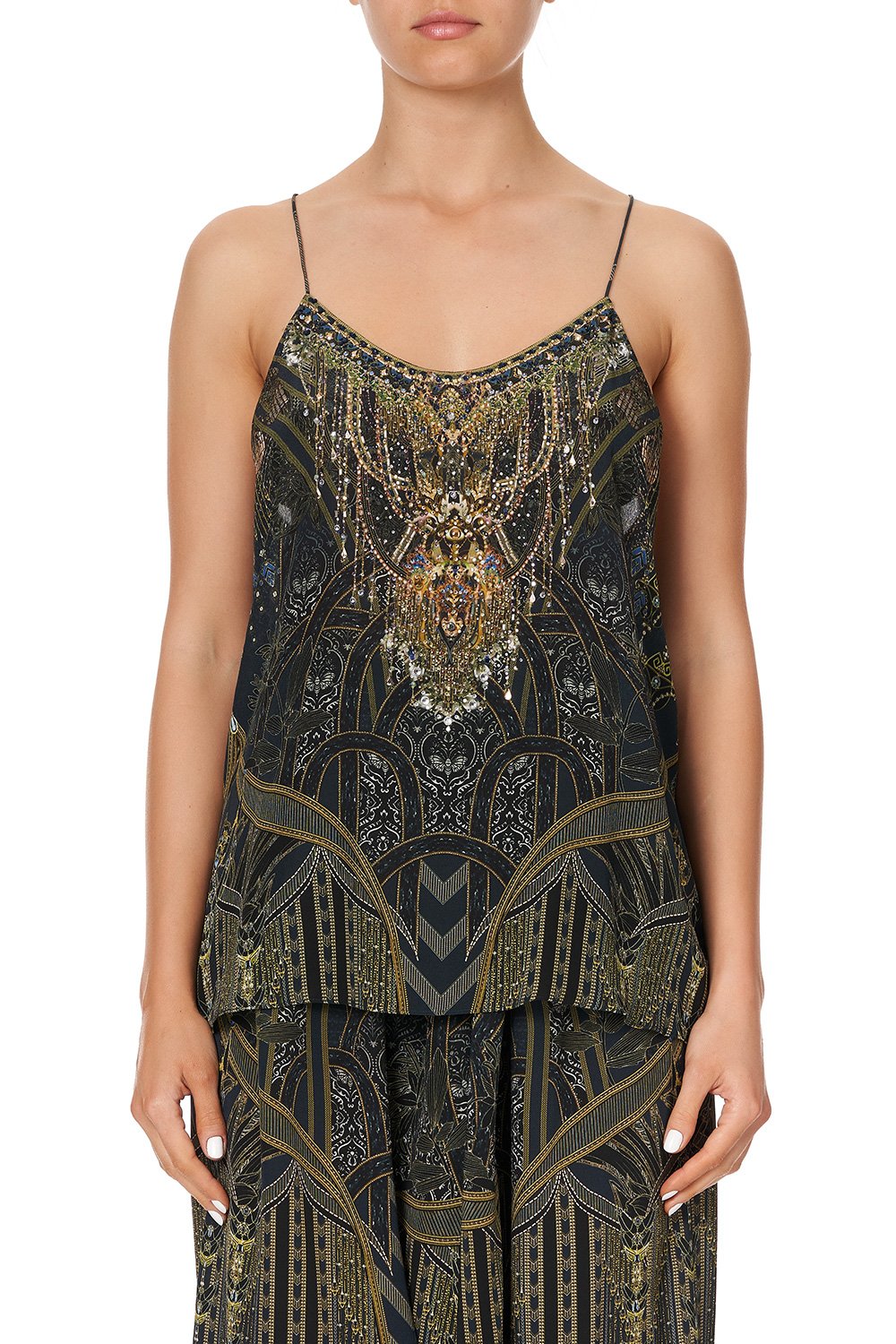 T BACK SHOESTRING TOP GREAT SCOTT