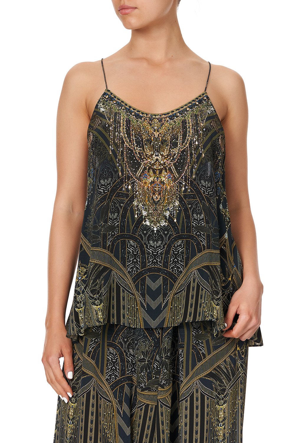 T BACK SHOESTRING TOP GREAT SCOTT