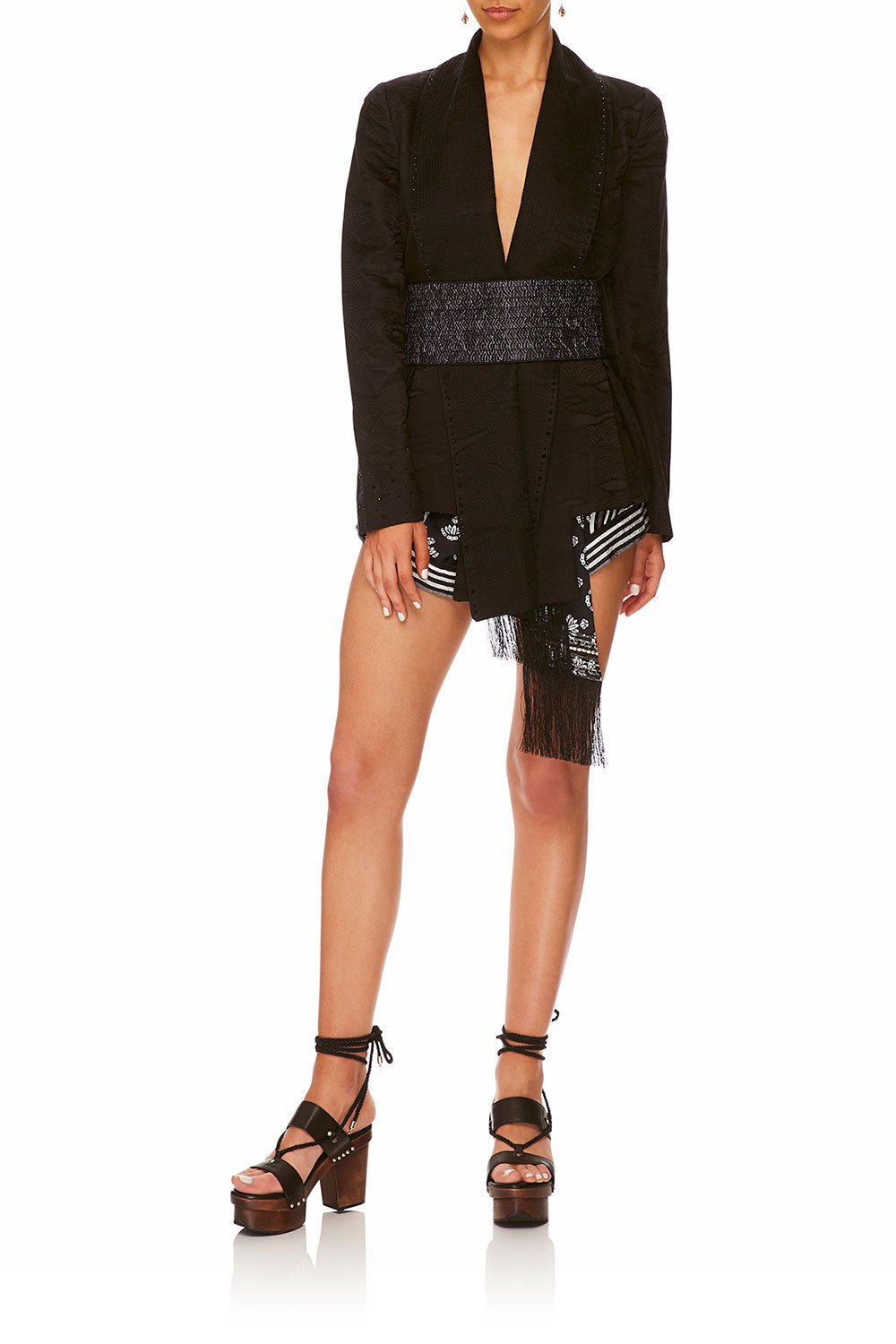 CAMILLA WILD MOONCHILD TIE DETAIL HIGH CUT SHORTS