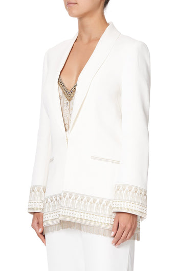 TAILORED MID LENGTH JACKET THE QUEENS CHAMBER