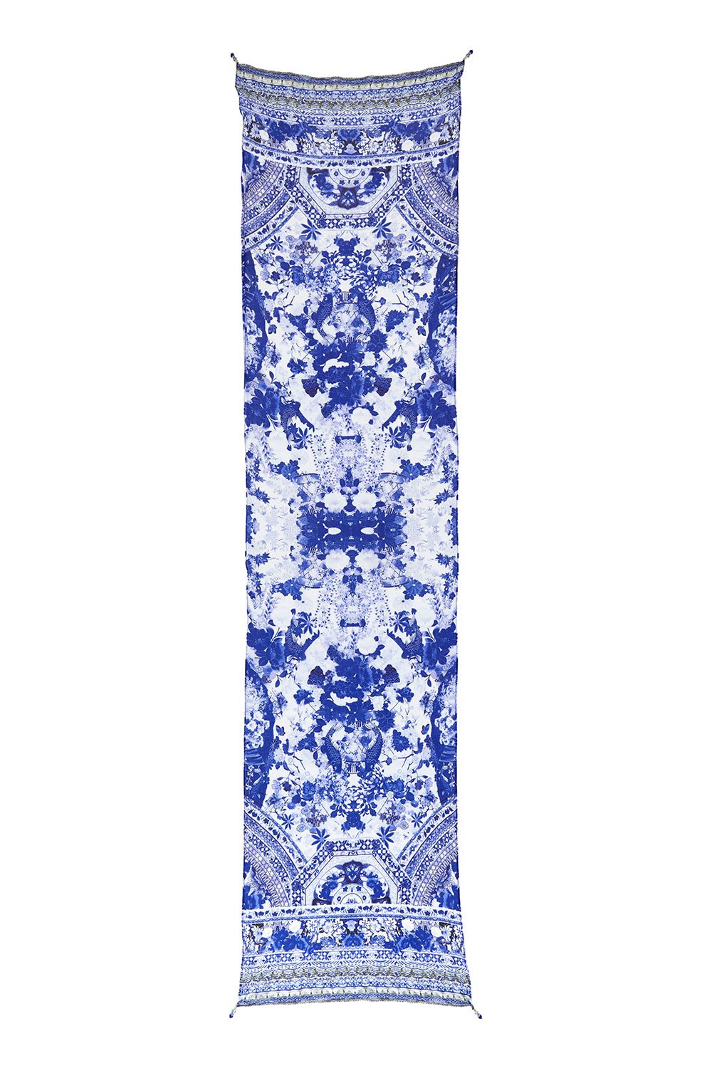 CAMILLA THE FAN SEA LONG SCARF