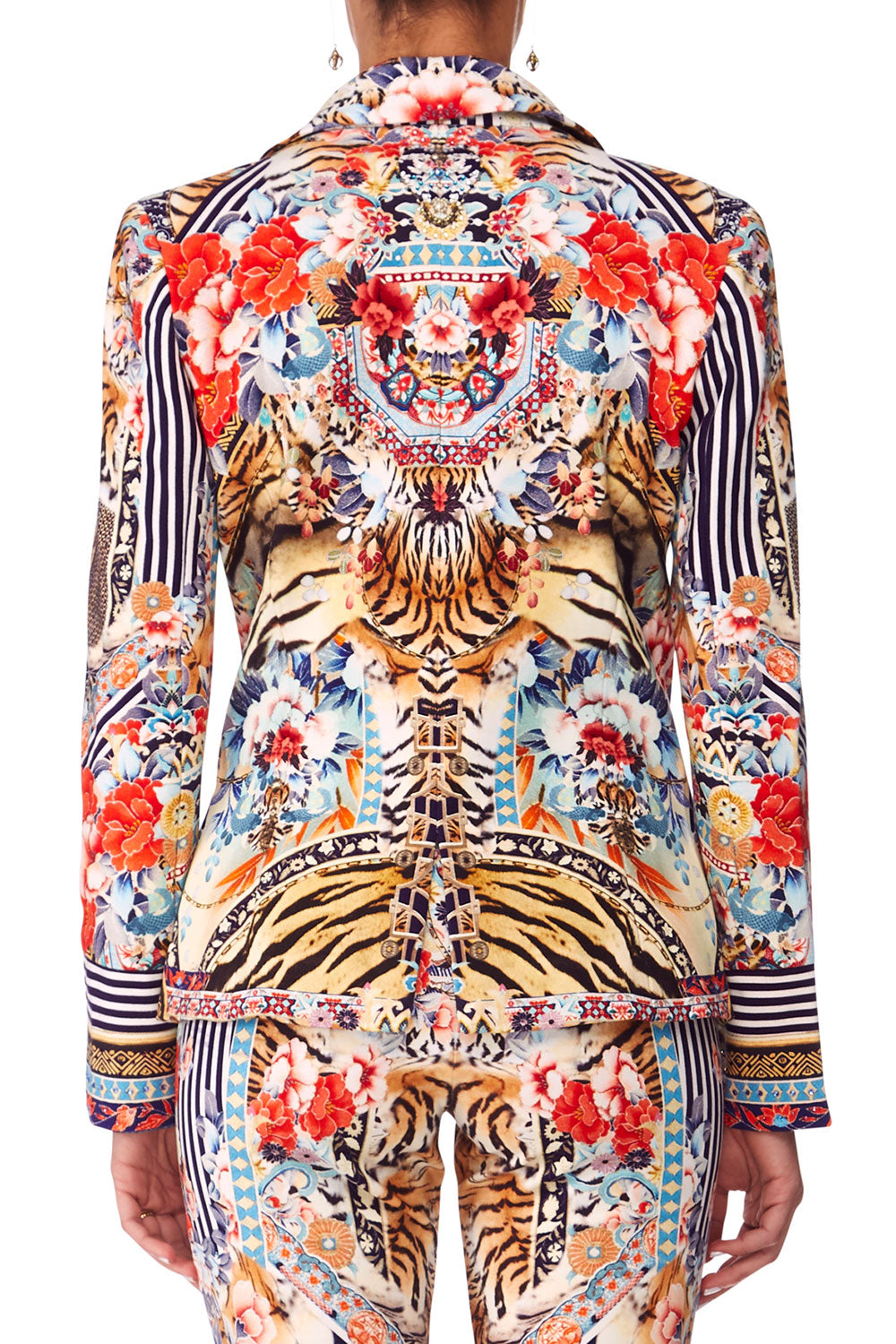 CAMILLA THE LONELY WILD PONTE FITTED JACKET