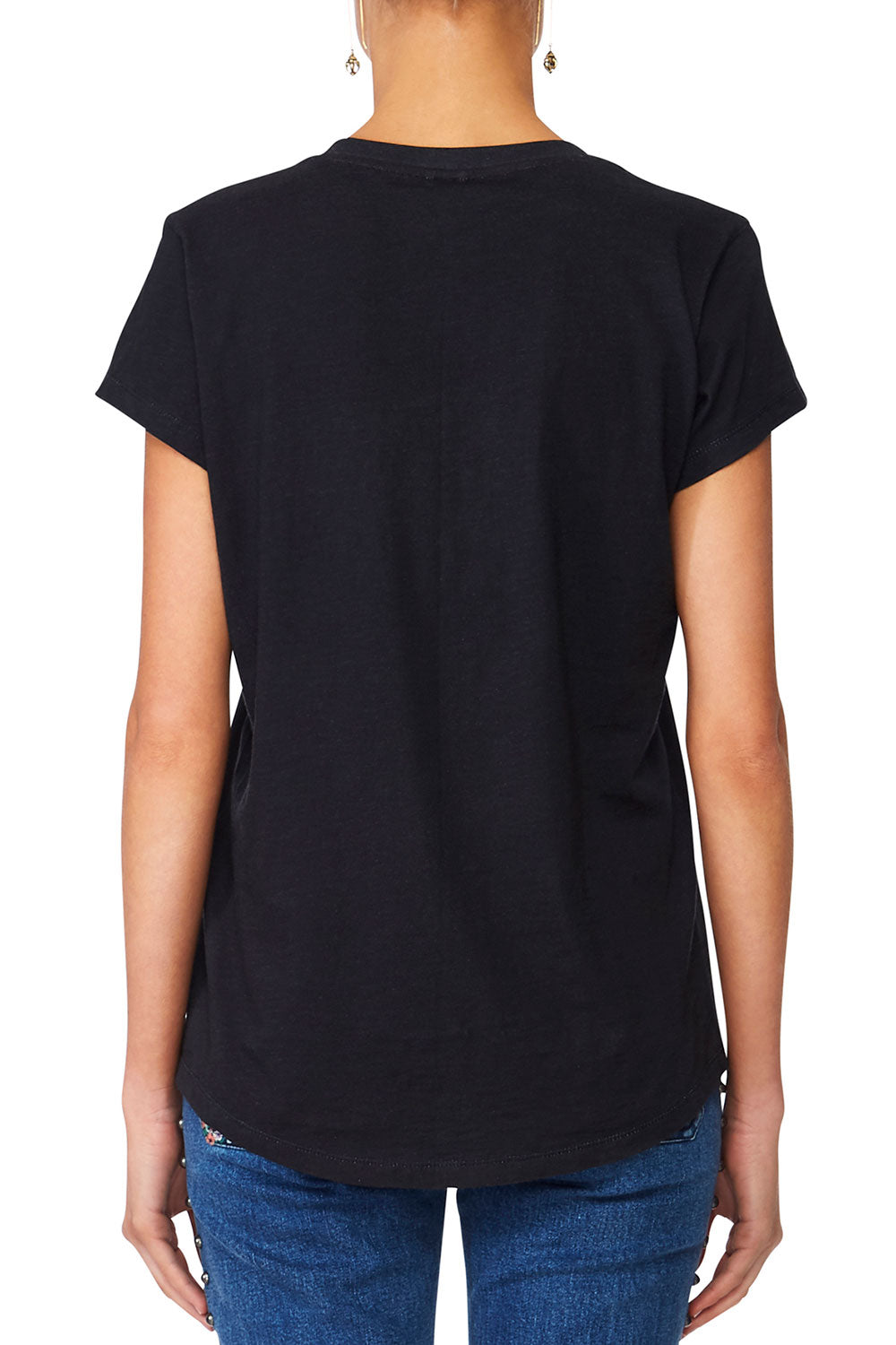 CAMILLA THE LONELY WILD TEE W SCOOP HEM