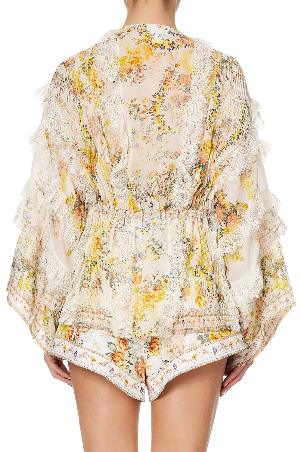 TIE FRONT LACE INSERT LAYER IN THE HILLS OF TUSCANY