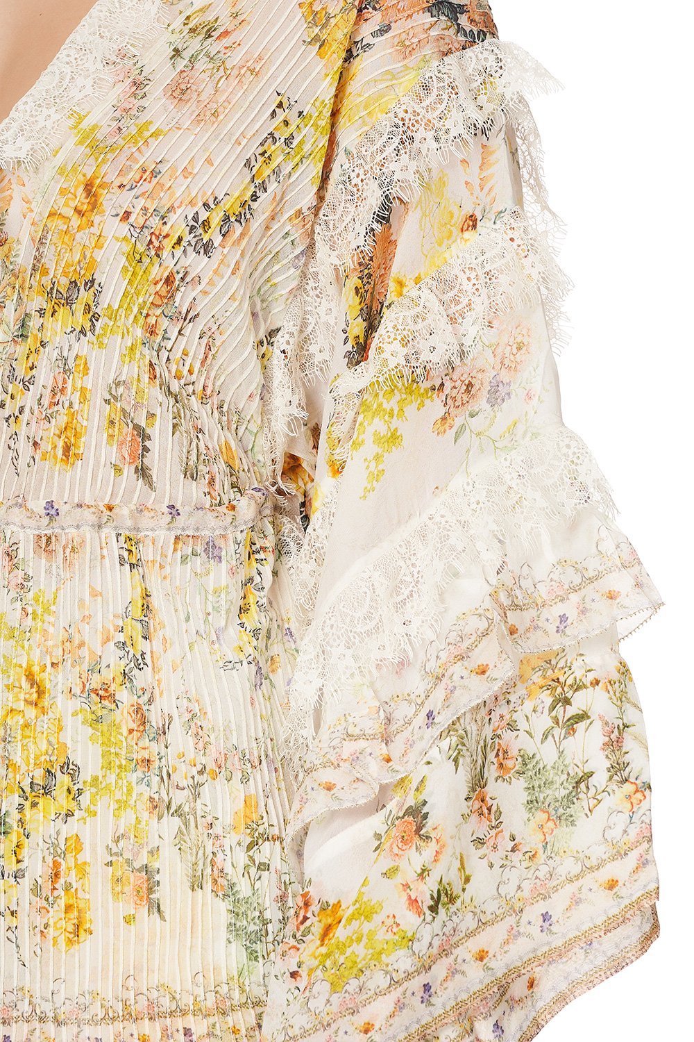 TIE FRONT LACE INSERT LAYER IN THE HILLS OF TUSCANY