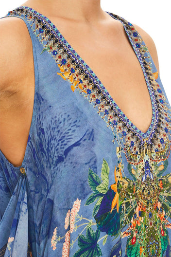 FABRIC TIE PLATFORM FARAWAY FLORALS